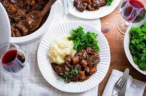 Boeuf bourguignon facile au thermomix - pour votre dîner