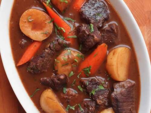 Boeuf carottes cookeo - un plat principal à la viande pour la famille.