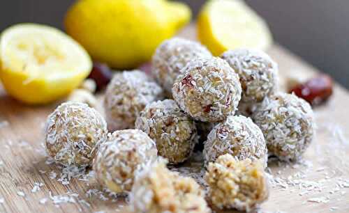 Boulettes amandes citron au thermomix - pour vos fêtes.