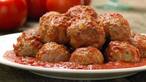 Boulettes au pain de viande avec mijoteuse - recette facile.