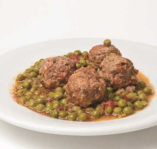 Boulettes aux petits pois au cookeo - pour votre plat princial