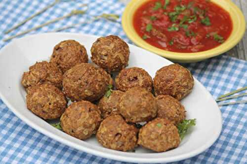 Boulettes de boeuf aux légumes au thermomix - recette facile .