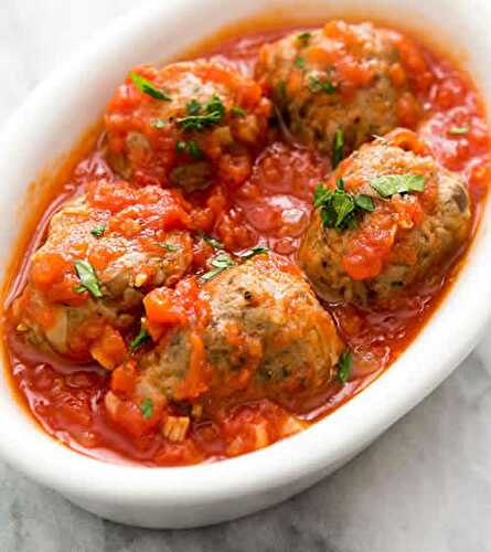 Boulettes de boeuf sauce tomate cookeo - un délicieux plat.