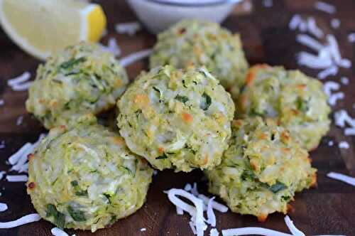 Boulettes de courgettes au mozzarella - pour accompagner vos plats.