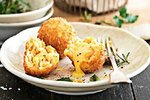 Boulettes de riz farcies mozzarella - une délicieuse entrée