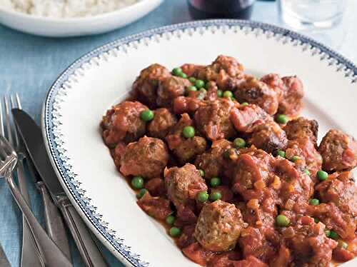 Boulettes de viande aux petits pois et carotte cookeo - recette cookeo.