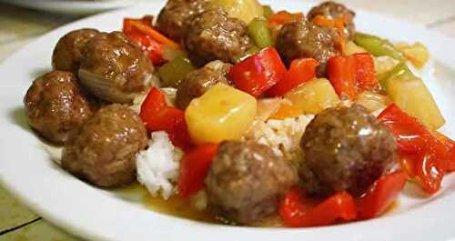 Boulettes de viande aux pommes de terre poivron cookeo