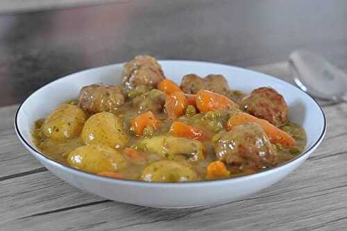 Boulettes de viande hachée aux légumes au thermomix