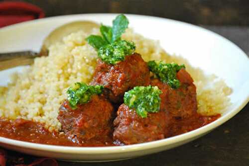 Boulettes menthe cookeo - un plat pour déjeuner ou dîner.