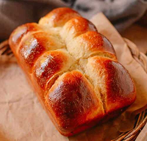 Brioche délicieusement moelleuse au thermomix - la recette facile.