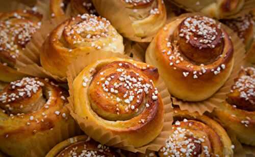 Brioches à la cannelle - Kanelbullar au thermomix - la recette facile.