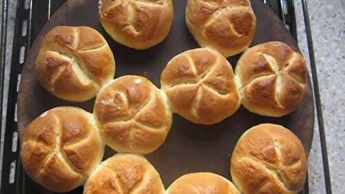 Brioches - petits pains au thermomix - pour votre goûter ou petit déjeuner