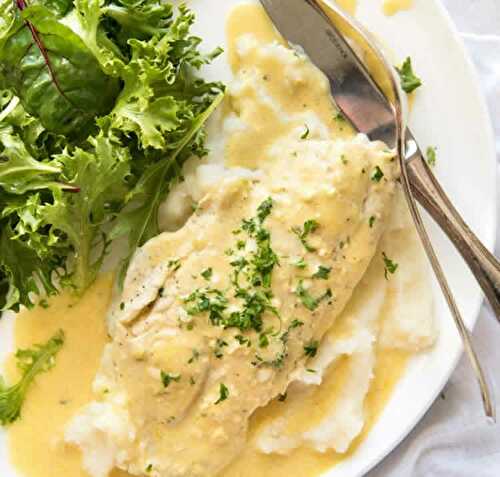 Cabillaud sauce citron au cookeo - un délicieux plat de poisson.