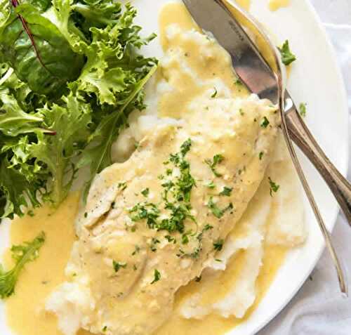 Cabillaud sauce citron au cookeo - un délicieux plat de poisson.