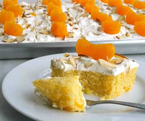 Cake à la mandarine et amandes au thermomix - pour votre goûter.