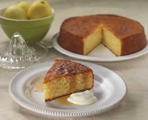 Cake au citron - recette facile pour un gâteau du goûter.