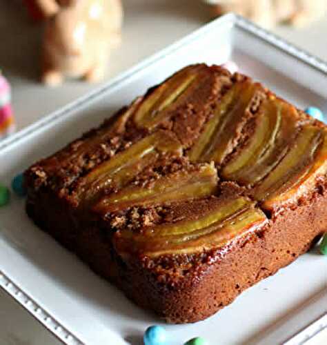 Cake aux banane chocolat- recette facile à faire à la maison