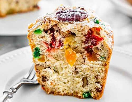 Cake aux fruits confits et noix - un délice pour votre goûter
