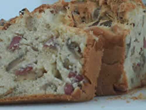 Cake aux lardons et olives avec thermomix - recette facile