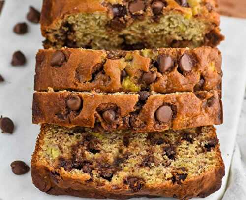 Cake banane et chocolat au thermomix - pour le goûter ou petit déjeuner