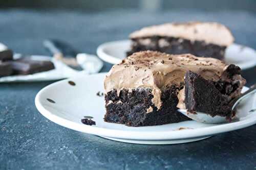 Cake chocolat ganache - délicieux gâteau ganaché à la crème