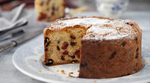 Cake fruits confits au thermomix - un gâteau moelleux.