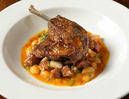 Cassoulet aux cuisses de canard au cookeo - recette plat cookeo