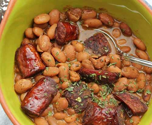 Cassoulet maison au cookeo - un délicieux plat d'haricots secs