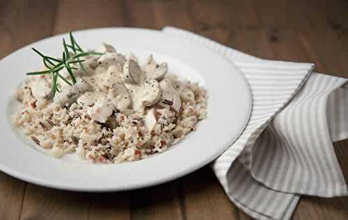 Champignons avec crème fraîche au cookeo - recette cookeo.