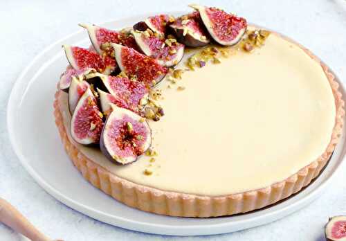 Cheesecake aux figues - une tarte pour votre dessert.
