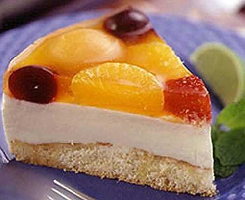 Cheesecake aux fruits - recette gâteau facile à la maison.