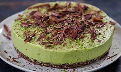 Cheesecake avocat citron au thermomix - dessert thermomix.