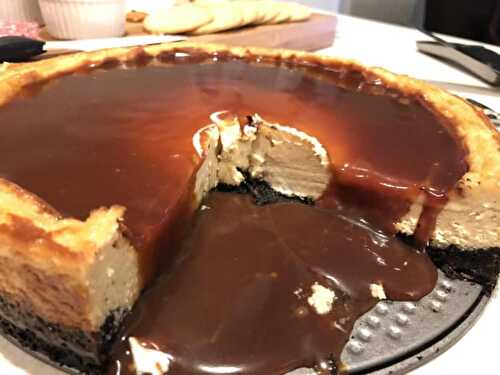 Cheesecake chocolat et whisky au thermomix - gâteau pour votre dessert