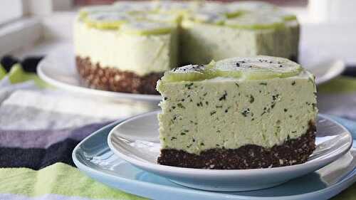 Cheesecake kiwi au thermomix - recette facile du dessert thermomix.