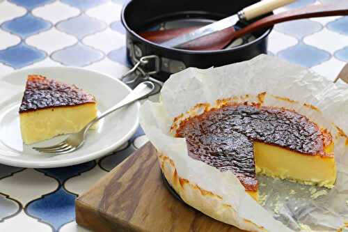 Cheesecake San Sebastian - un délice espagnol le burnt cheesecake