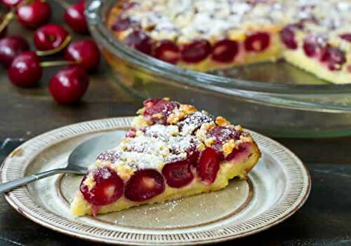 Clafoutis facile aux cerises au thermomix - le gâteau pour votre dessert.