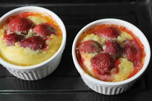 Clafoutis fraises thermomix - recette de votre délicieux dessert.