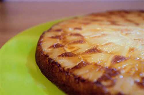Clafoutis pomme ananas sans gluten - recette facile