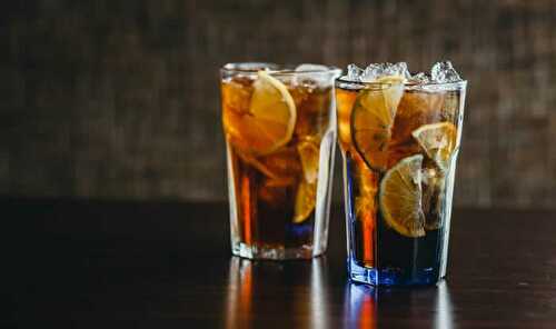 Cocktail Long island Iced Tea au thermomix - pour vos réceptions.