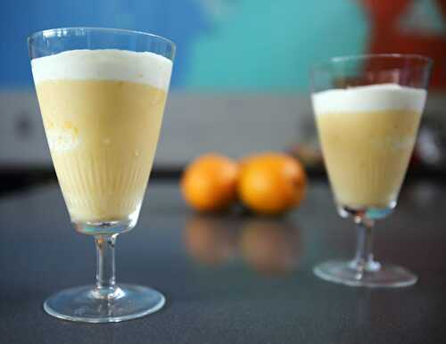 Cocktail orange et lait au thermomix - recette thermomix.