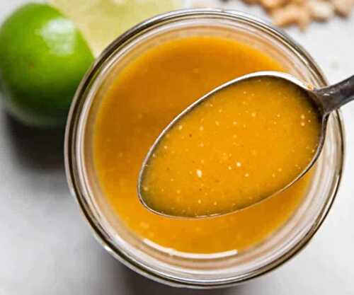 Comment faire la sauce Thaï - sauce vinaigrette thaïlandaise originale.