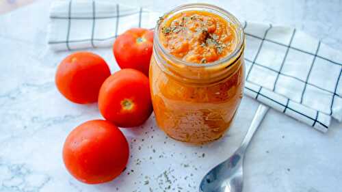 Comment faire le coulis de tomates au thermomix - pour les pâtes et pizza