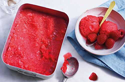 Comment faire un sorbet à la framboise au thermomix