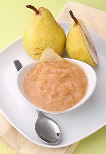Compote de poires vanillée - pour accompagner vos crêpes.