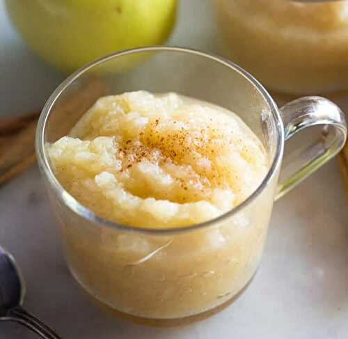 Compote de pommes classique au thermomix - pour votre dessert
