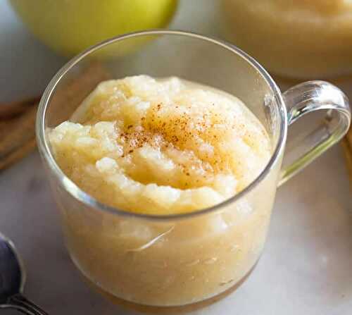 Compote de pommes W Watchers - un dessert à 2 SP.