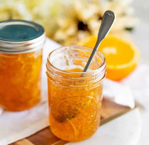 Confiture d'oranges douce au thermomix - la recette thermomix facile.