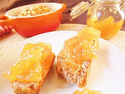 Confiture orange et banane au thermomix - un délice pour tartiner.
