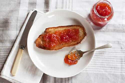 Confiture tomate vanille - Une délicieuse confiture facile à faire.