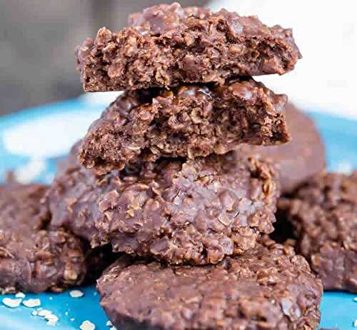 Cookies au chocolat sans cuisson - un délicieux biscuit.